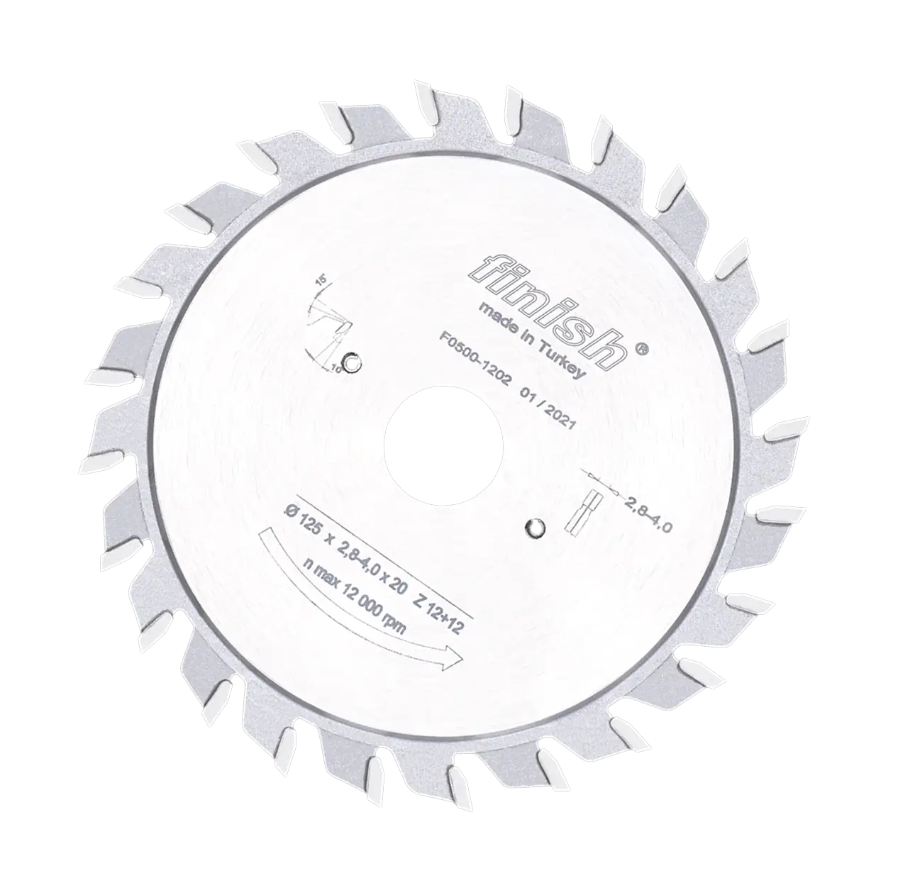 125x2,8-4,2x20 z12+12